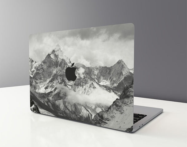 Snow mountain MacBook Pro Touch 16 Skin MacBook Pro 13 Cover MacBook Air Protective Vinyl skin Anti Scratch Laptop Top and Bottom Cover