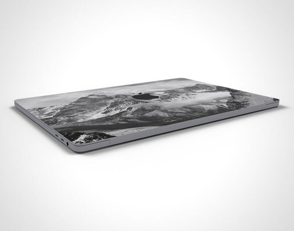 Snow mountain MacBook Pro Touch 16 Skin MacBook Pro 13 Cover MacBook Air Protective Vinyl skin Anti Scratch Laptop Top and Bottom Cover