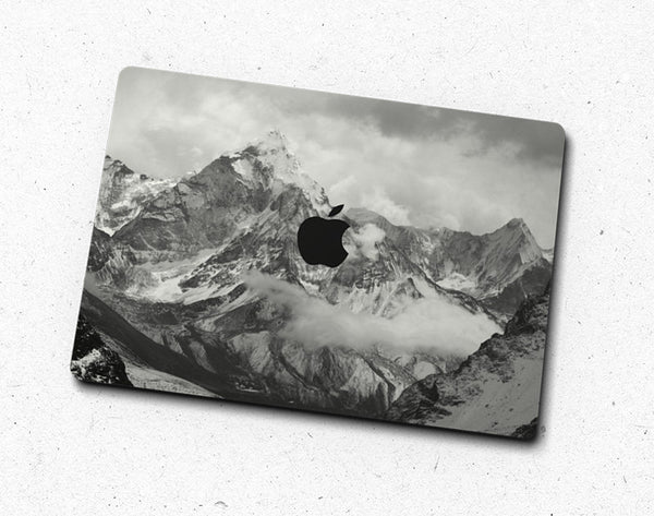 Snow mountain MacBook Pro Touch 16 Skin MacBook Pro 13 Cover MacBook Air Protective Vinyl skin Anti Scratch Laptop Top and Bottom Cover