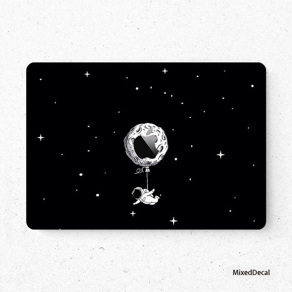 MacBook Air 13 Decal MacBook Pro Skin MacBook Space Balloon Retina 13 Sticker Mac Vinyl Decal Mac air 13 2018 Protector Pro 15 Skin