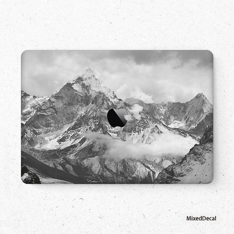 Snow mountain MacBook Pro Touch 16 Skin MacBook Pro 13 Cover MacBook Air Protective Vinyl skin Anti Scratch Laptop Top and Bottom Cover