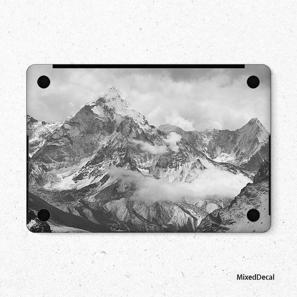 Snow mountain MacBook Pro Touch 16 Skin MacBook Pro 13 Cover MacBook Air Protective Vinyl skin Anti Scratch Laptop Top and Bottom Cover