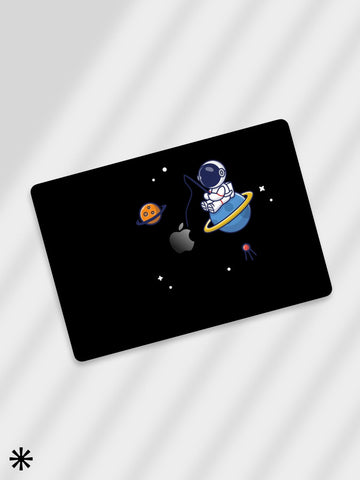 Space fishing Laptop Skin MacBook Pro Sticker MacBook Vinyl Cover MacBook Pro 16 MacBook Pro 15 Decal MacBook Pro 14 Top and bottom skin