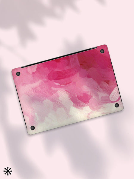 Watercolor Pink Laptop Decal MacBook Air Sticker Pro Skin Computer vinyl cut stickers cover