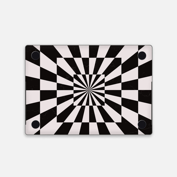 Line Illusion MacBook Pro Touch Skin MacBook Air Cover MacBook Retina Protective Vinyl skin Anti Scratch Laptop Top and Bottom Cover