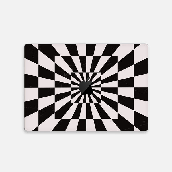 Line Illusion MacBook Pro Touch Skin MacBook Air Cover MacBook Retina Protective Vinyl skin Anti Scratch Laptop Top and Bottom Cover