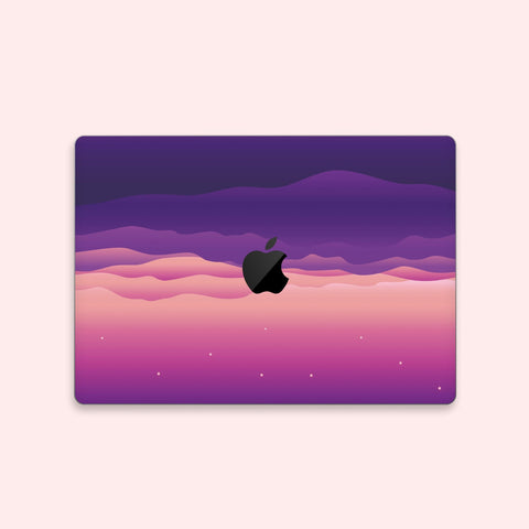 Sunset MacBook Pro Touch Skin MacBook Air M2 Cover MacBook Protective Vinyl skin Anti Scratch Laptop Top and Bottom Cover