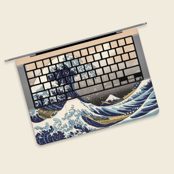 The Great Wave off Kanagaw Laptop Stickers MacBook Pro Decal Mac Air sticker Laptop Pro Retina kits Skin MacBook Pro Air Skin MacBook Pro 15