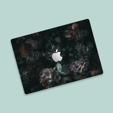 Dark flower Ephemera in the Shadows 2, Skin Decal Wrap Kit Compatible with the Apple MacBook Pro and Air (M chips or Intel)