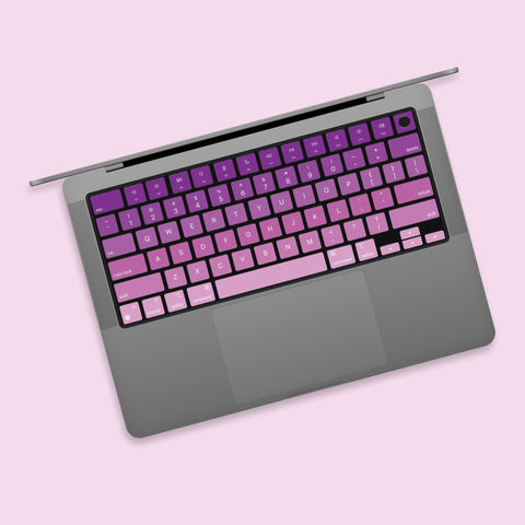 Changing Purple keyboard Stickers Laptop keyboard Cover Vinyl MacBook keyboard Decal MacBook Air kits MacBook Pro 16 Skin MacBook Pro keys