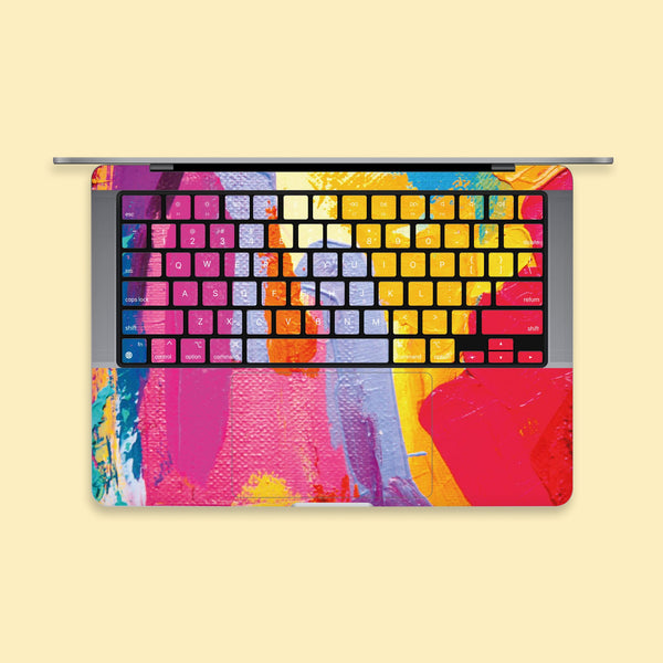 Color palette MacBook Pro Touch Skin MacBook Air Cover MacBook Retina Protective Vinyl skin Anti Scratch Laptop Top and Bottom Cover