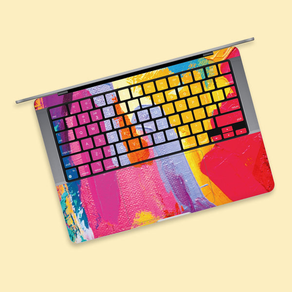 Color palette MacBook Pro Touch Skin MacBook Air Cover MacBook Retina Protective Vinyl skin Anti Scratch Laptop Top and Bottom Cover